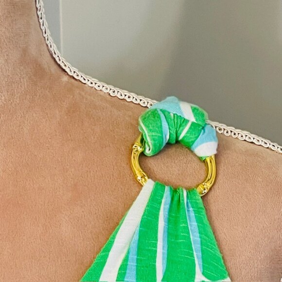 Lilly Pulitzer Villa Maxi Dress Finder Keepers Abstract Swirl Knit Maxi Small - Picture 4 of 7